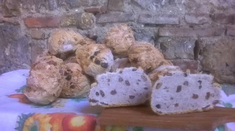PANE FARCITO UVETTA E NOCI